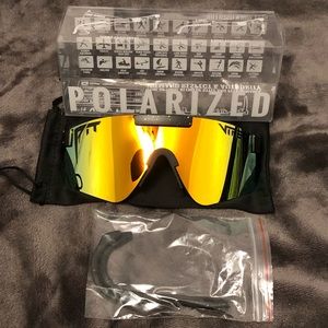 New Black And Yellow Pit Viper Glasses